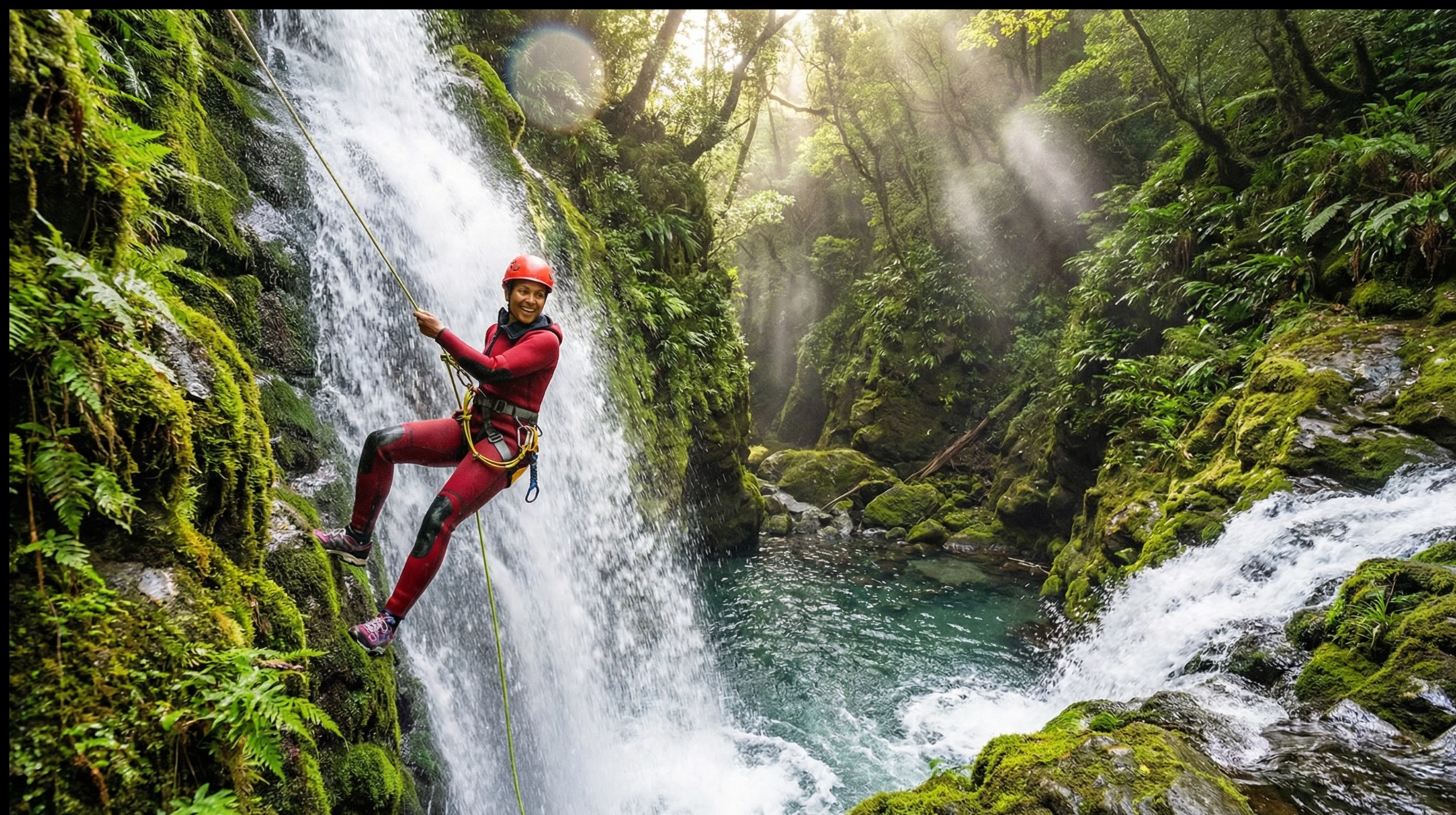 Waterfall Rappelling